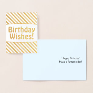 Roligt och Fånig "Birthday Önskemål!" Kort