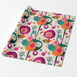 Roligt och färgcirklar presentpapper