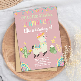 Roligt och färgfull Fiesta Party Card-för barn ell Inbjudningar