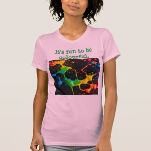 "Roligt och färgstark: Bella Canvas T Shirt