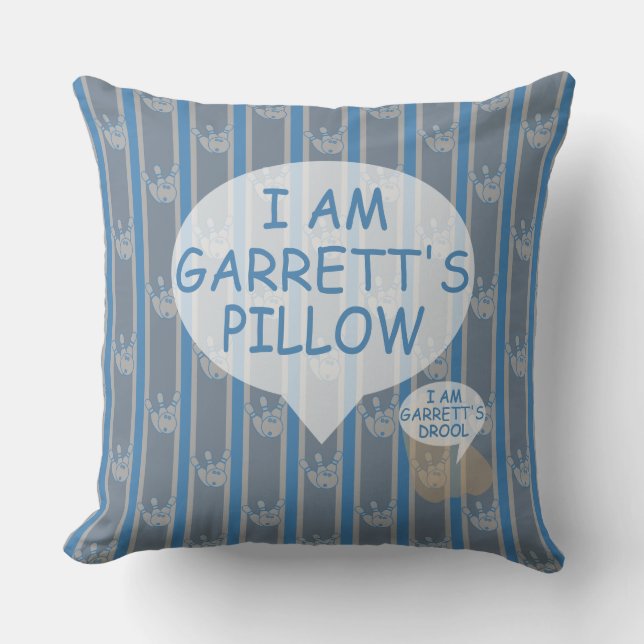 Roligt och Finare Anpassade Bowling Kudde (Framsida)