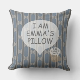 Roligt och Finare Anpassade Butterfly Stripe Kudde