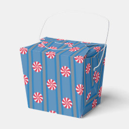 Roligt och Finare Blue-jul Peppermint Candy Presentaskar