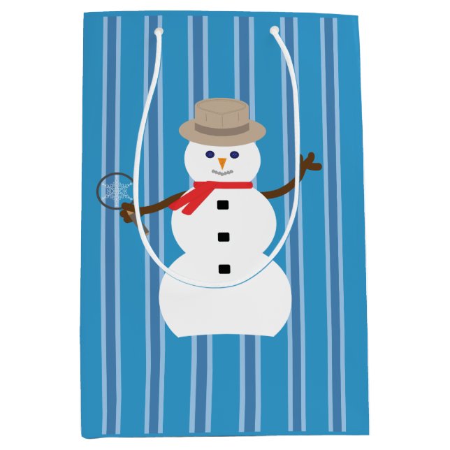 Roligt och Finare Blue Snögubbe (Framsidan)