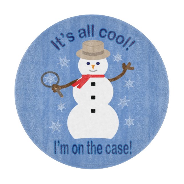 Roligt och Finare Det är All Coola Snögubbe detekt (Framsidan)