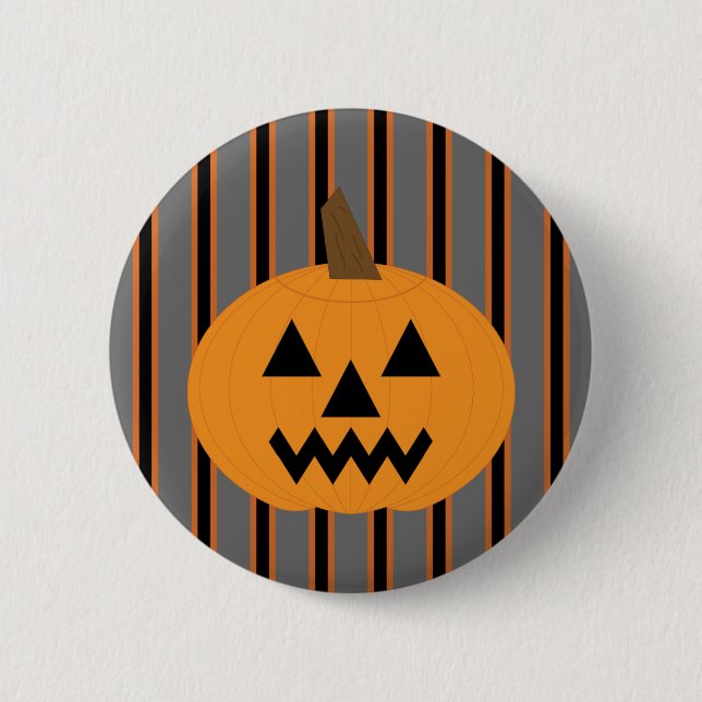 Roligt och Finare Halloween Pumpkins Knapp (Framsida)