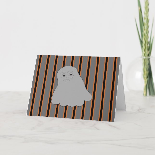 Roligt och Finare Halloween Spöken Inbjudan (Framsida)
