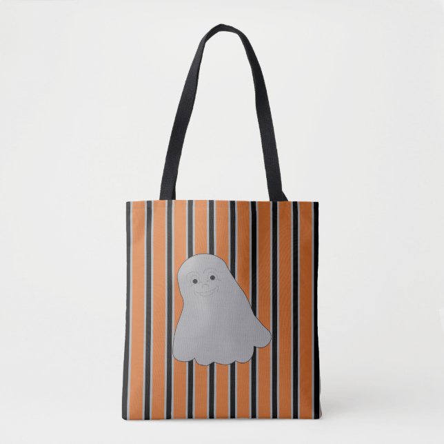 Roligt och Finare Halloween Spöken Tygkasse (Framsida)