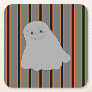 Roligt och Finare Halloween Spöken Underlägg Papper Kvadrat