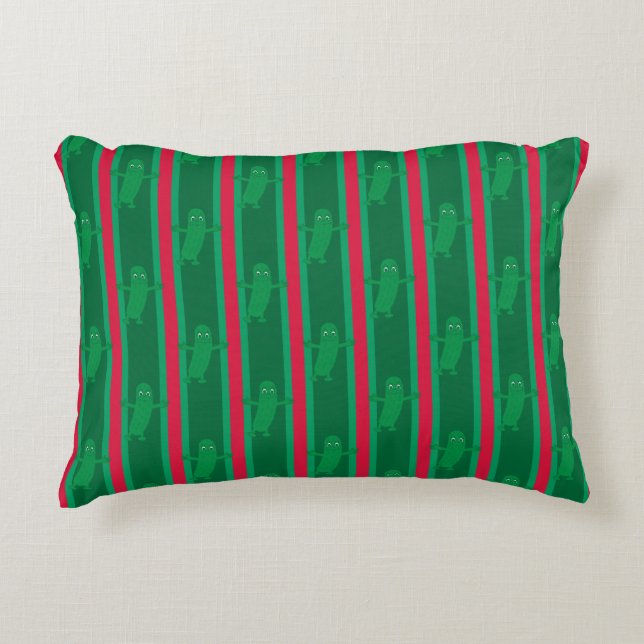 Roligt- och Finare-julklapp Prydnadskudde (Framsidan)