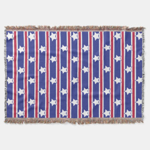 Roligt och Finare Patriotic Stars och stripes Filt