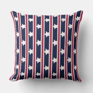 Roligt och Finare Patriotic Stars och stripes Kudde