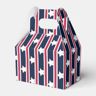 Roligt och Finare Patriotic Stars och stripes Presentaskar