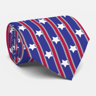 Roligt och Finare Patriotic Stars och stripes Slips