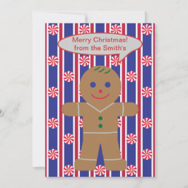 Roligt och Finare - Pepparkaksgubbe för julförbere Julkort