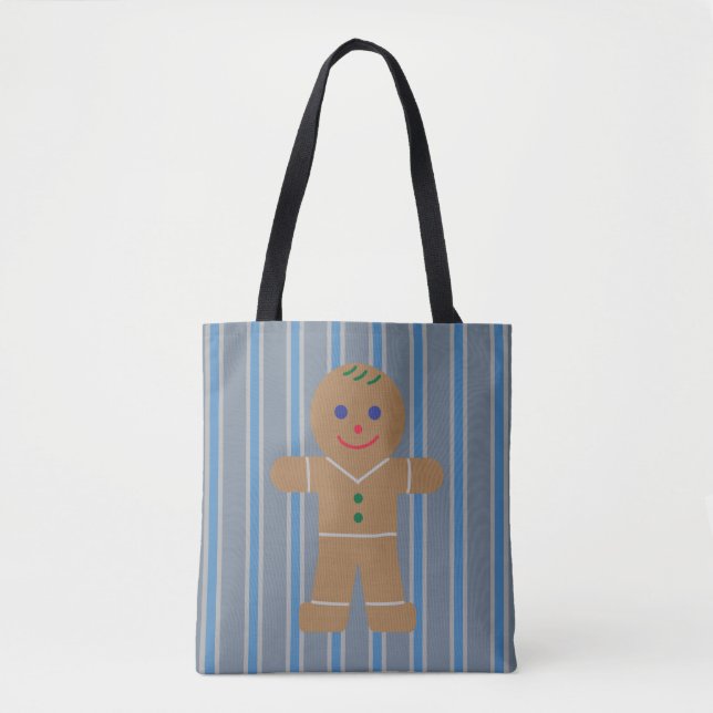 Roligt och Finare Pepparkaksgubbe Tygkasse (Framsida)