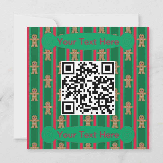 Roligt och Finare-Pepparkaksgubben Inbjudningar (Framsida)