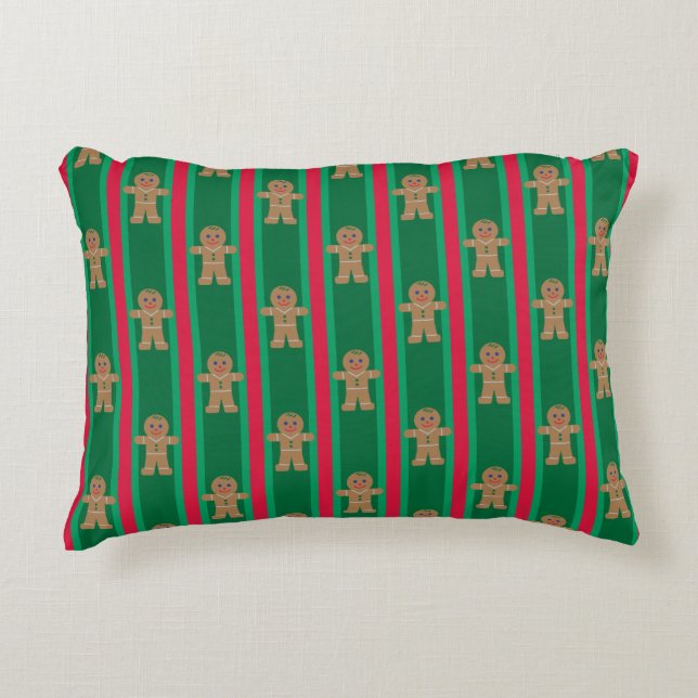 Roligt och Finare-Pepparkaksgubben Prydnadskudde (Framsidan)