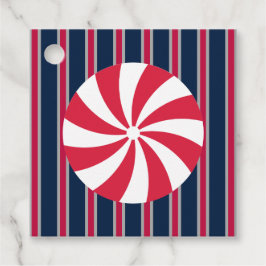 Roligt och Finare Peppermint Candy Gåvor Etiketter