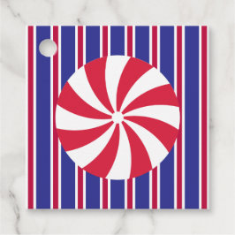 Roligt och Finare Peppermint Candy Gåvor Etiketter