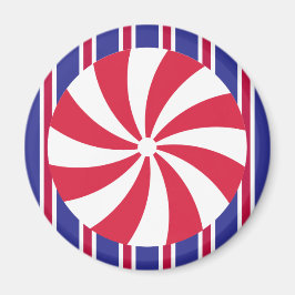 Roligt och Finare Peppermint Candy Magnet