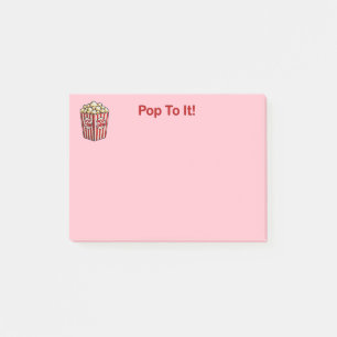 Roligt och Finare "Pop to it"-populationen Post-it Block