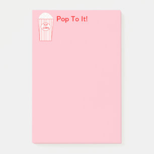 Roligt och Finare "Pop to it"-populationen Post-it Block