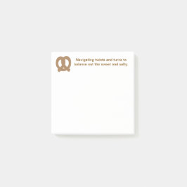 Roligt och Finare Pretzel Post-it Block