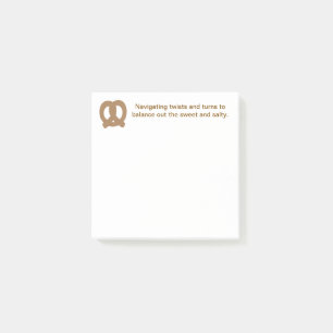 Roligt och Finare Pretzel Post-it Block