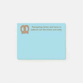 Roligt och Finare Pretzel Post-it Block