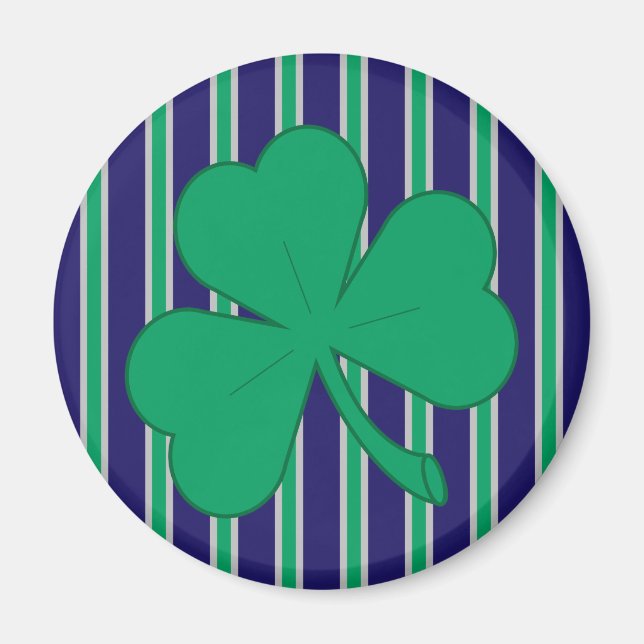 Roligt och Finare Shamrock Magnet (Framsidan)