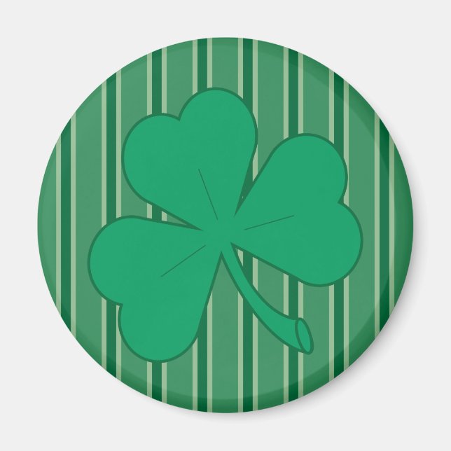 Roligt och Finare Shamrock Magnet (Framsidan)