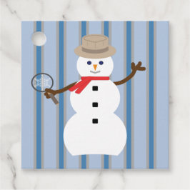 Roligt och Finare Snögubbe-inspektör Gåvor Etiketter