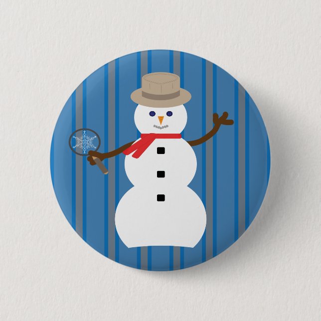 Roligt och Finare Snögubbe-inspektör Knapp (Framsida)