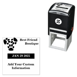 Roligt och Funky Anpassningsbar Frimärke Självfärgande Stämpel