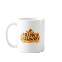 Roligt och Happy halloween-symboldesign