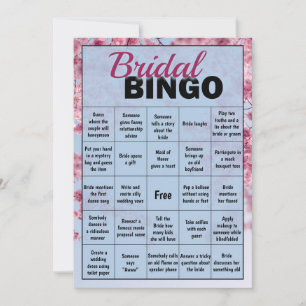 Roligt och interaktiv Möhippa - Bingo Card-spel Inbjudningar