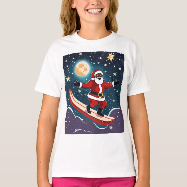 Roligt och juldesign t shirt (Framsida)