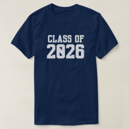 Roligt och katchistisk "seniorklass 2026" T-Shirt