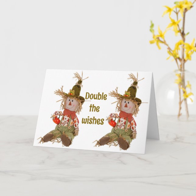 ROLIGT OCH LOVING *10:e BIRTHDAY ÖNSKEMÅL* Kort (Gul blomma)