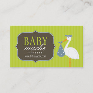 Roligt och moderna Baby Boutique-Affärskort Visitkort