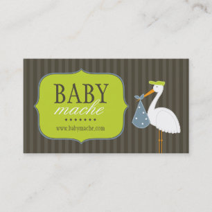 Roligt och moderna Baby Boutique-Affärskort Visitkort