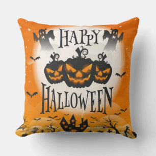 Roligt och Scary Happy halloween Kudde
