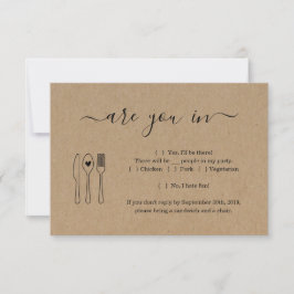 Roligt och sött infogningskort för inbjudan