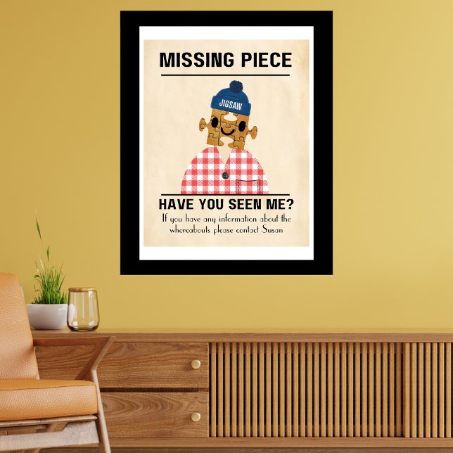 Roligt och spel i biet Jigszawa Puzzle som saknas Poster (Skapare uppladdad)