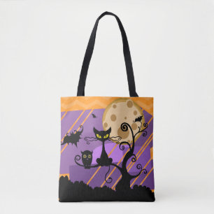 Roligt och Spooky Halloween Tygkasse