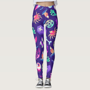 Roligt och taloky Halloween Mönster Leggings