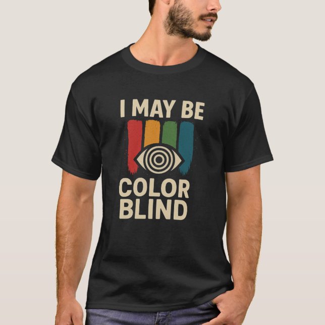 Roligt och unikt jag kan vara färglös skikt t shirt (Framsida)