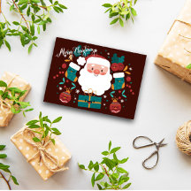 Roligt och uppspelning av god jul-hälsningskort