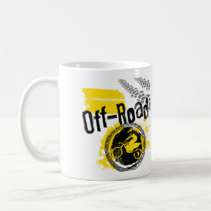 Roligt Offroad Dirt Bike Mini Poster Kaffemugg